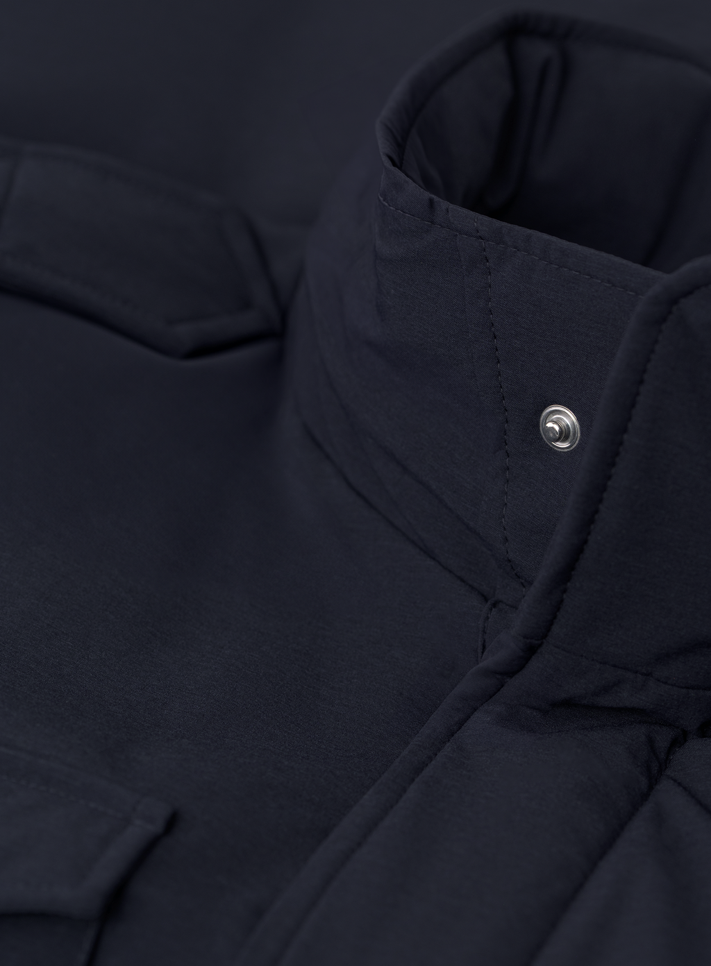 Field jacket in technische stof | FULL_WIDTH | BLUE NAVY