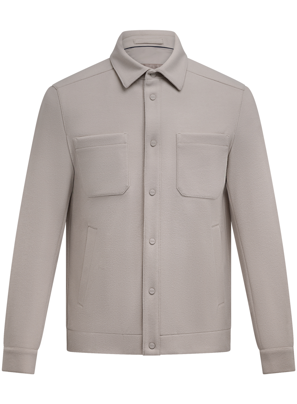 Overshirt met borstzakken | L.BEIGE
