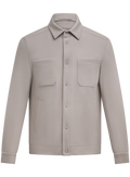 Overshirt met borstzakken | L.BEIGE
