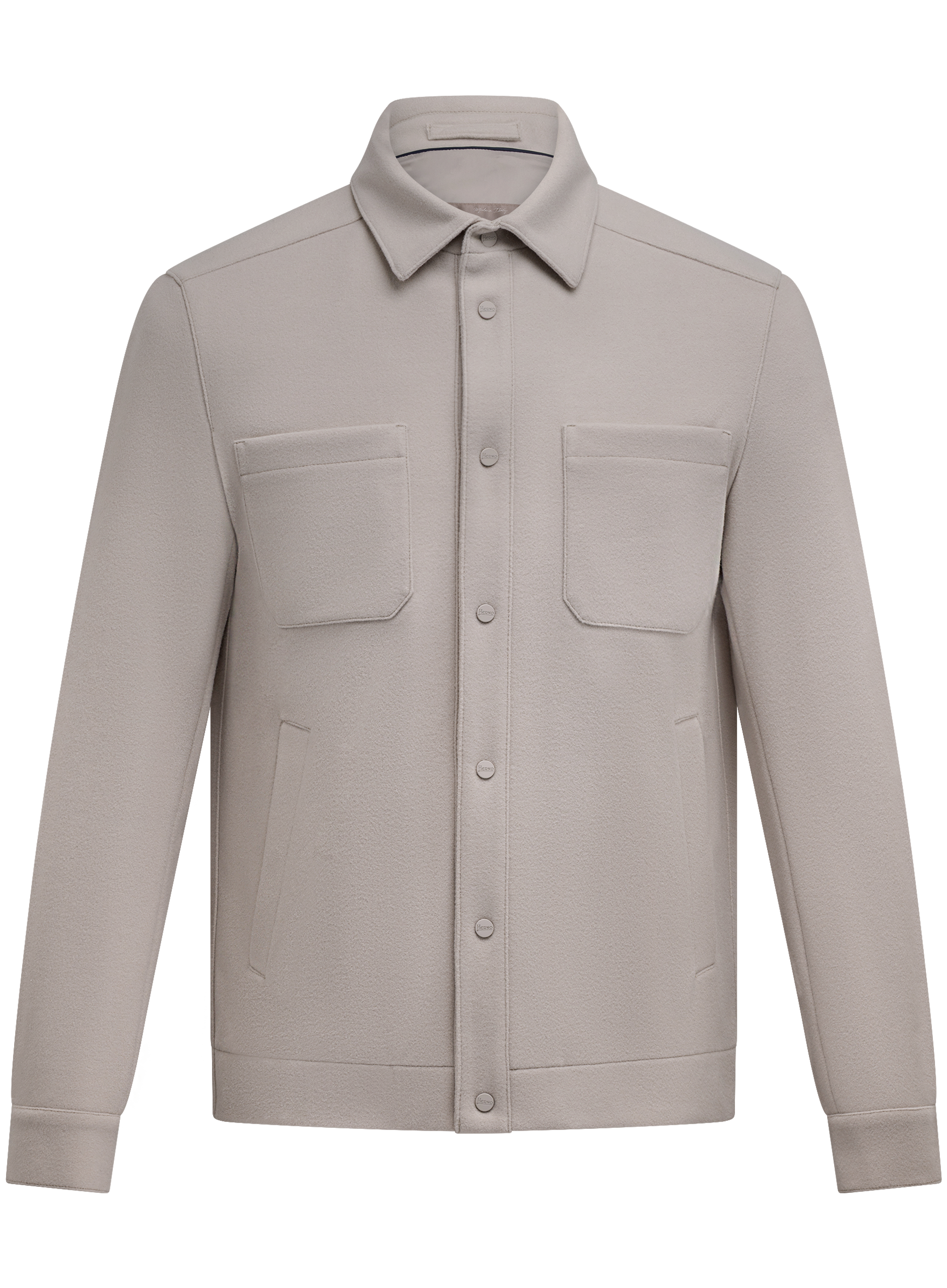 Overshirt met borstzakken | L.BEIGE