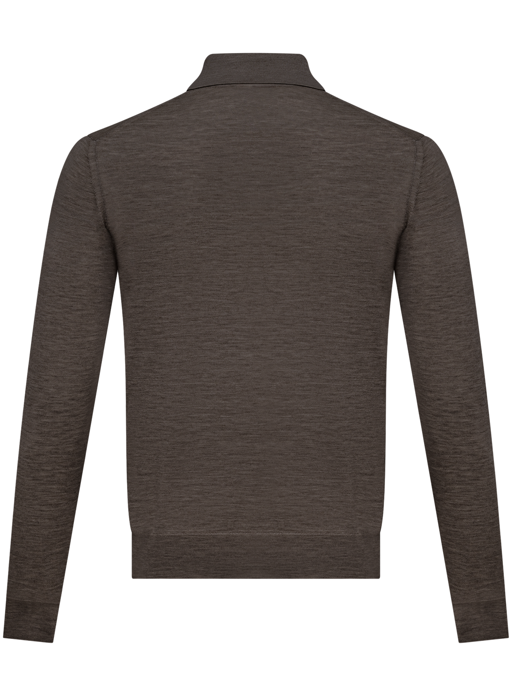 Polo in cashmere zijde | TAUPE