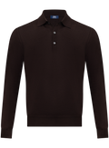 Polo in cashmere zijde | D.Bruin