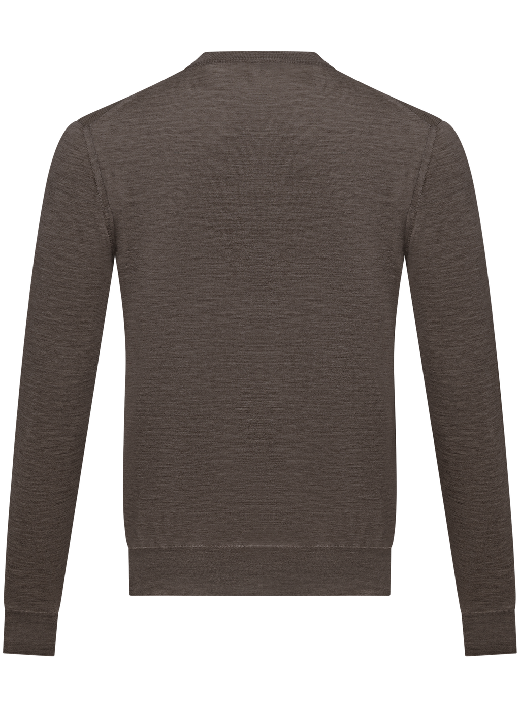 Ronde hals in cashmere zijde | TAUPE