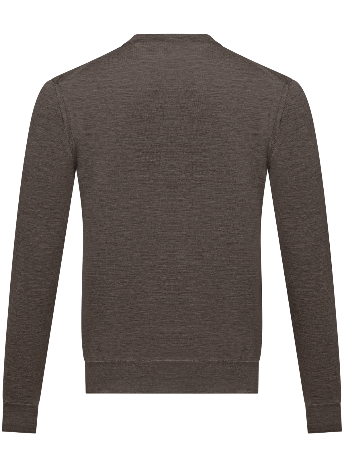 Ronde hals in cashmere zijde | TAUPE