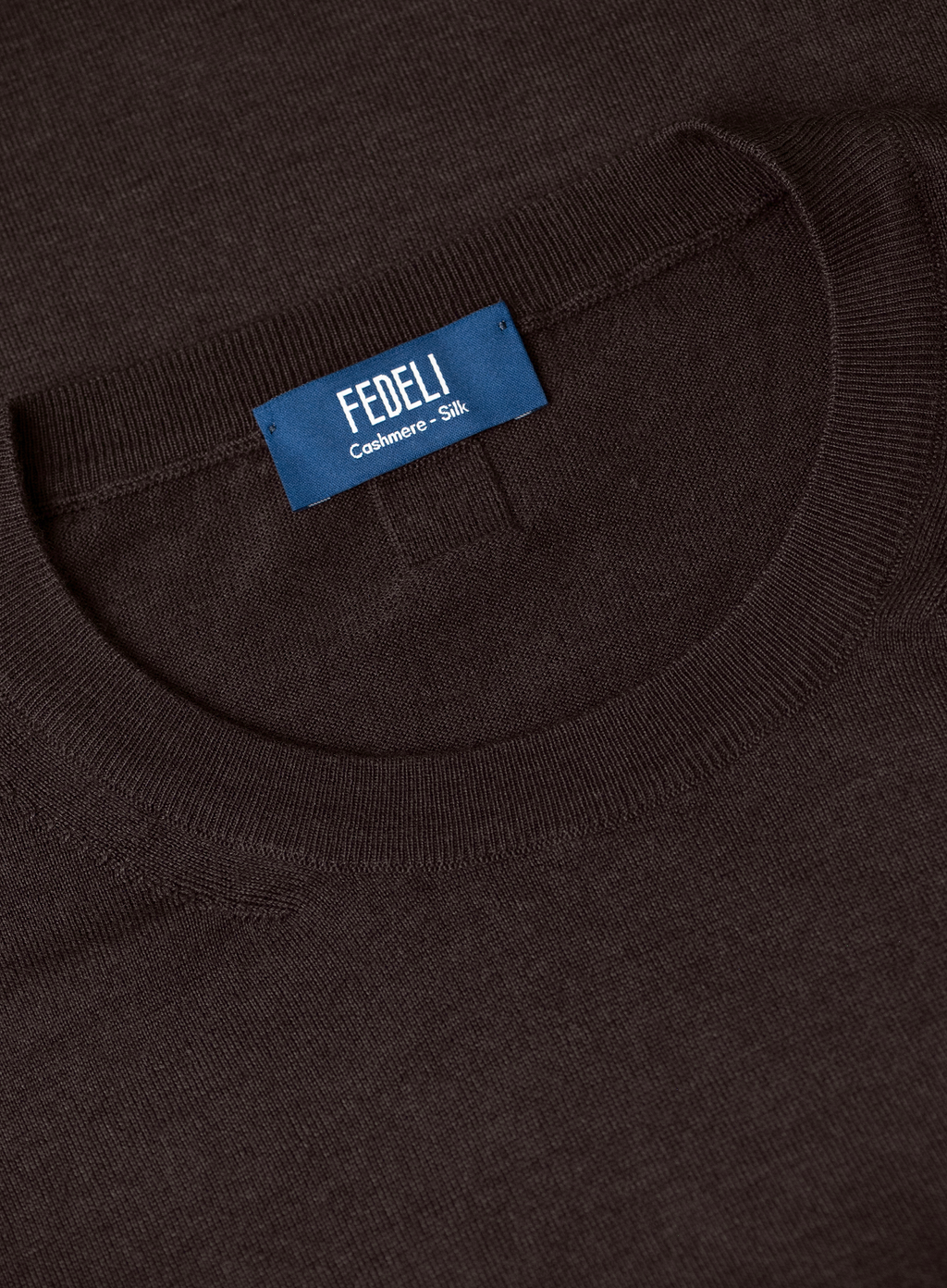 Ronde hals in cashmere zijde | FULL_WIDTH | D.Bruin