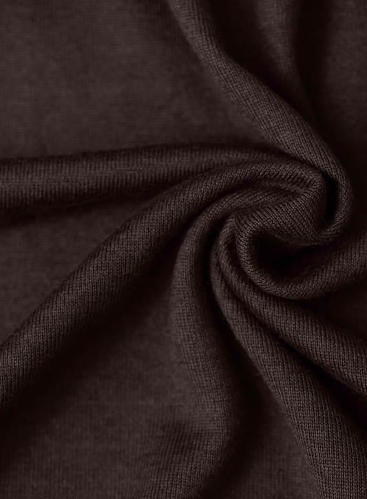 Ronde hals in cashmere zijde
