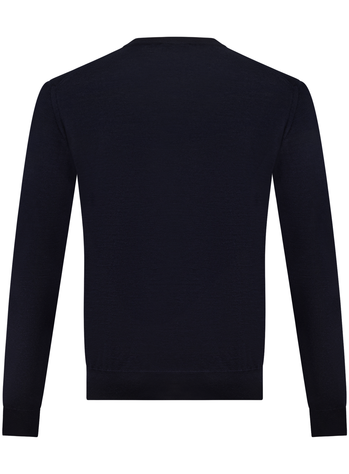 Ronde hals in cashmere zijde | BLUE NAVY