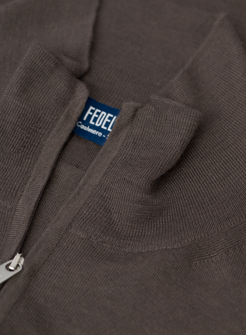 Half-zip vest in cashmere zijde | FULL_WIDTH | D.Bruin