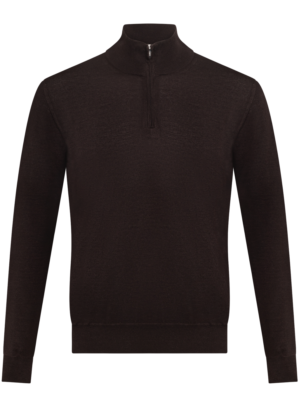 Half-zip vest in cashmere zijde | D.Bruin
