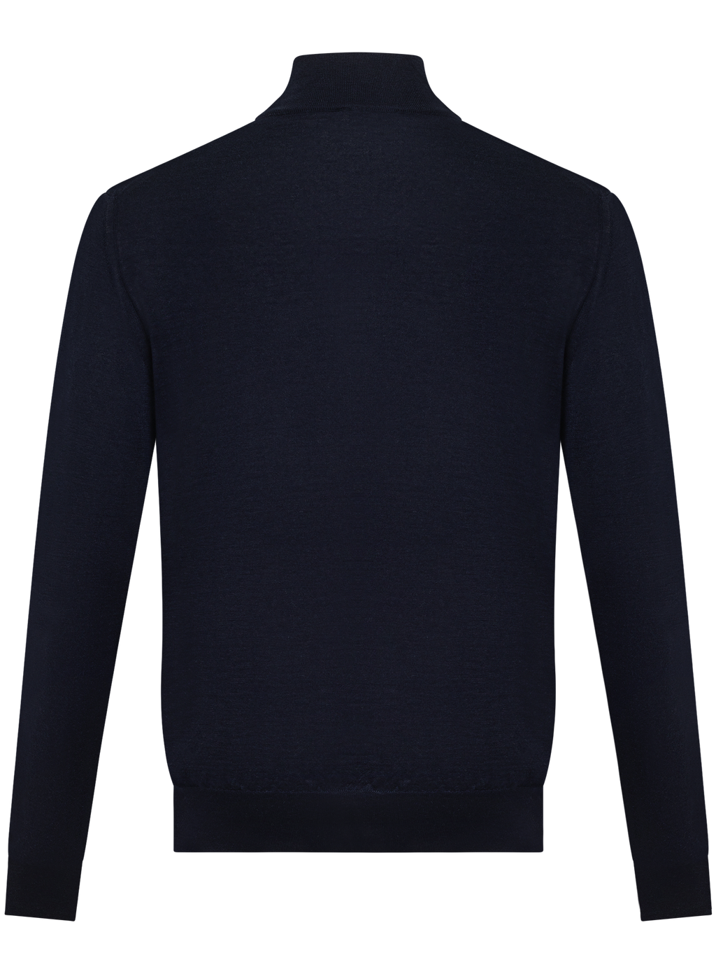 Half-zip vest in cashmere zijde | BLUE NAVY
