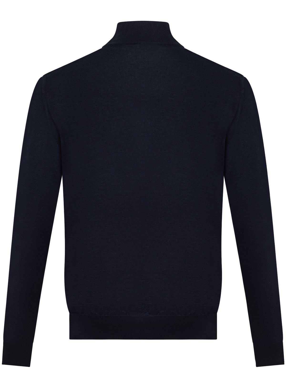 Half-zip vest in cashmere zijde | BLUE NAVY