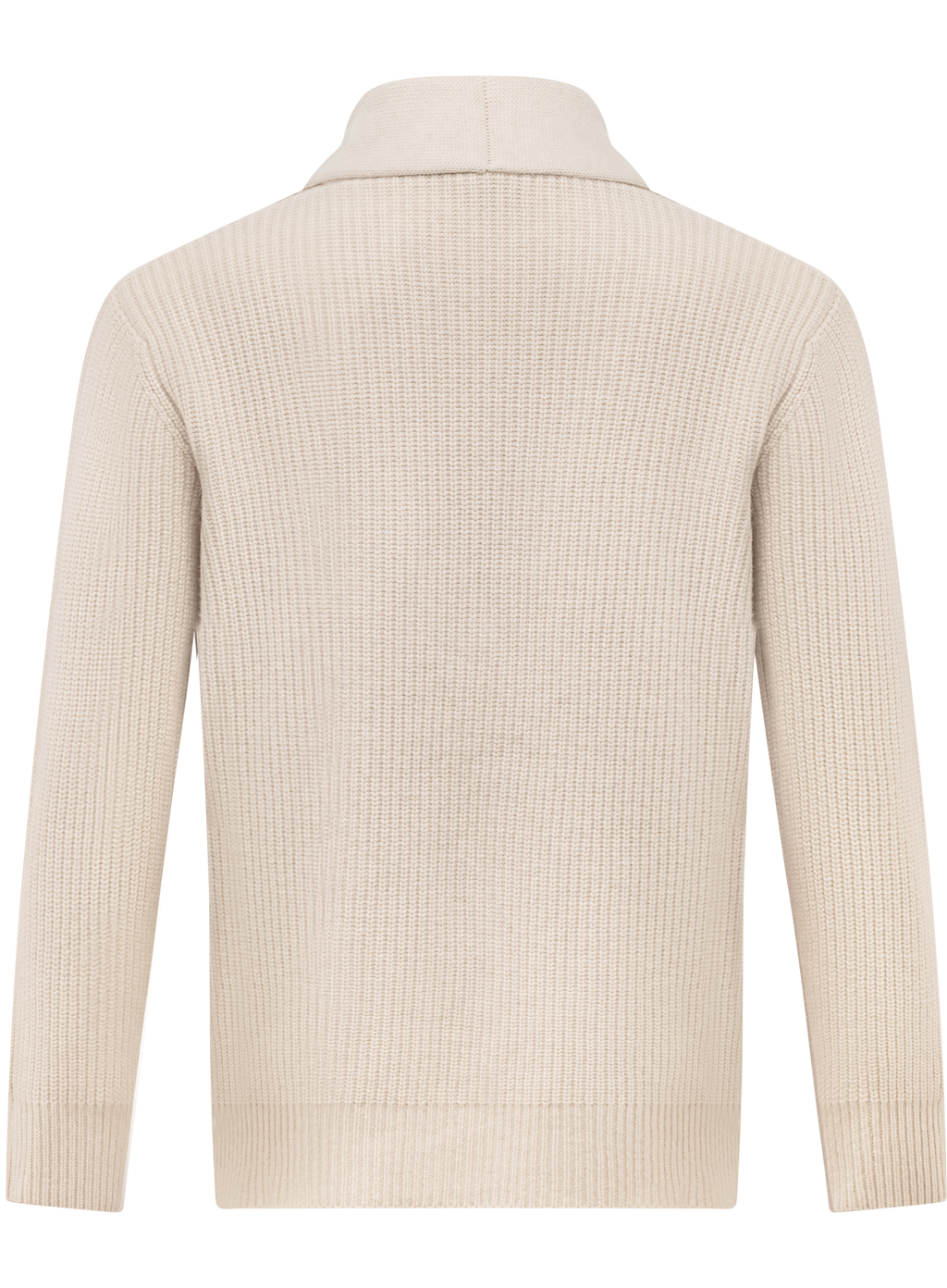 Knoopvest in wol cashmere | L.BEIGE