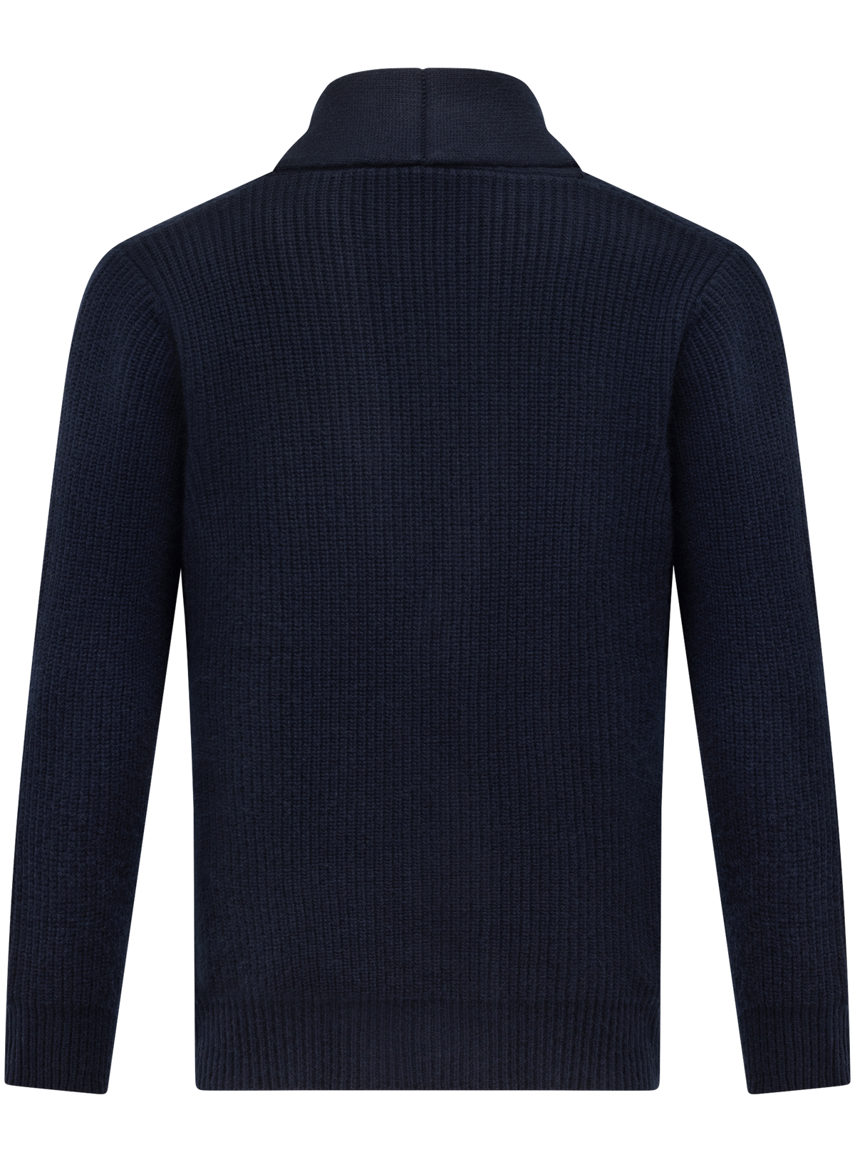 Knoopvest in wol cashmere | BLUE NAVY