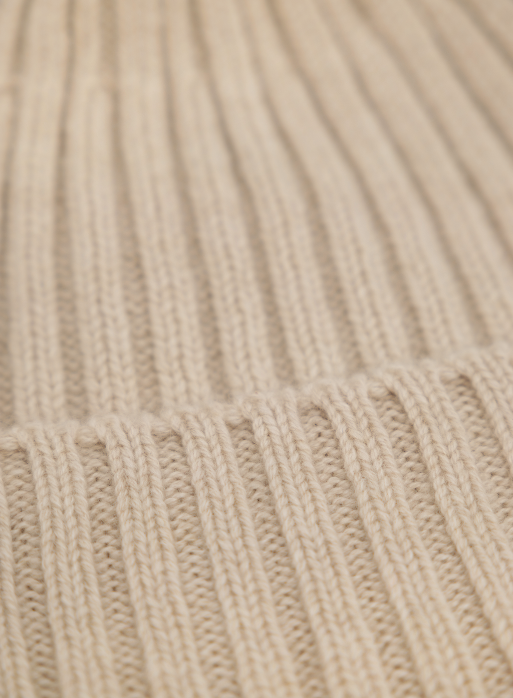 Ribgebreide muts van cashmere | FULL_WIDTH | L.BEIGE
