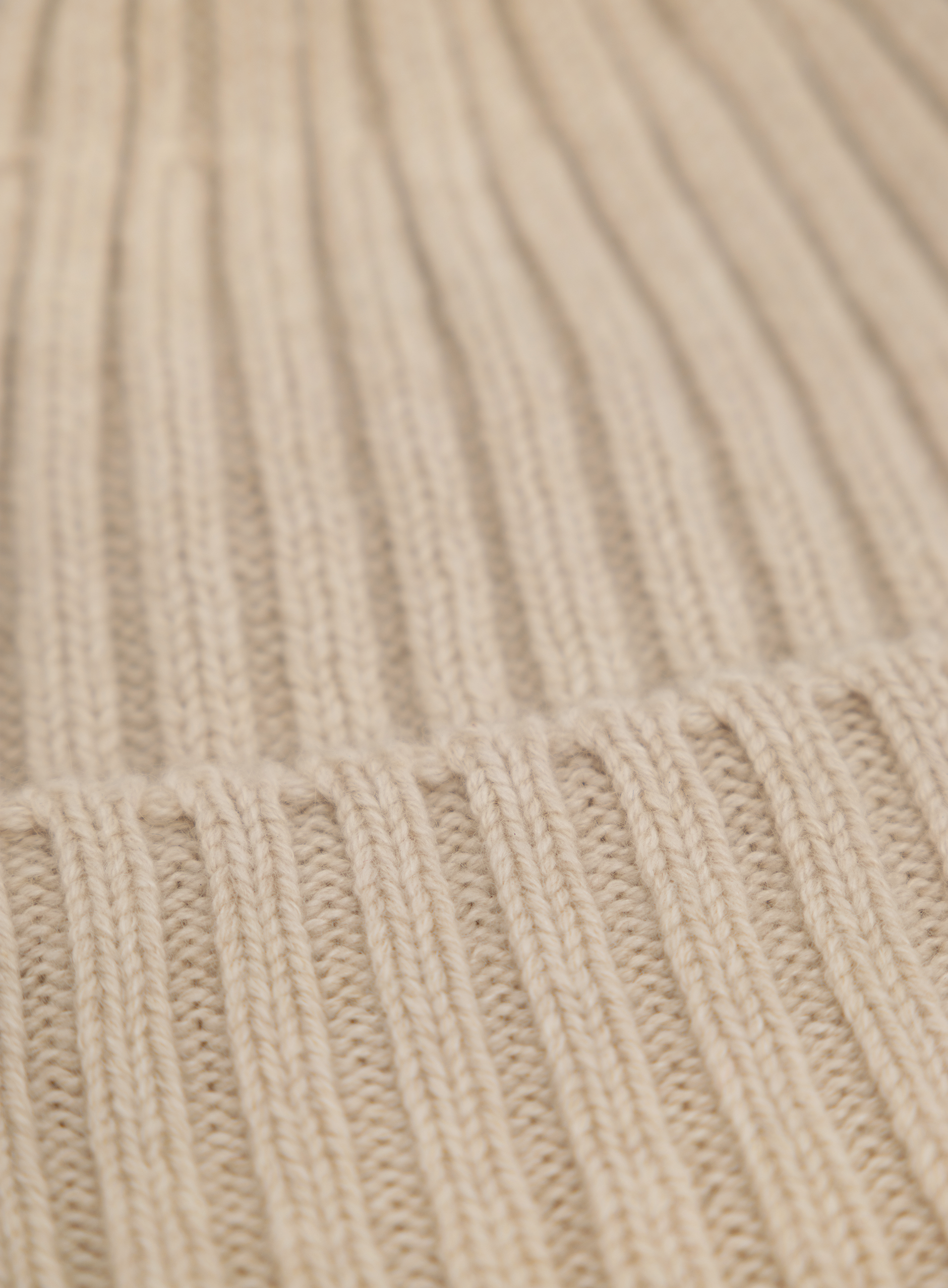 Ribgebreide muts van cashmere | FULL_WIDTH | L.BEIGE
