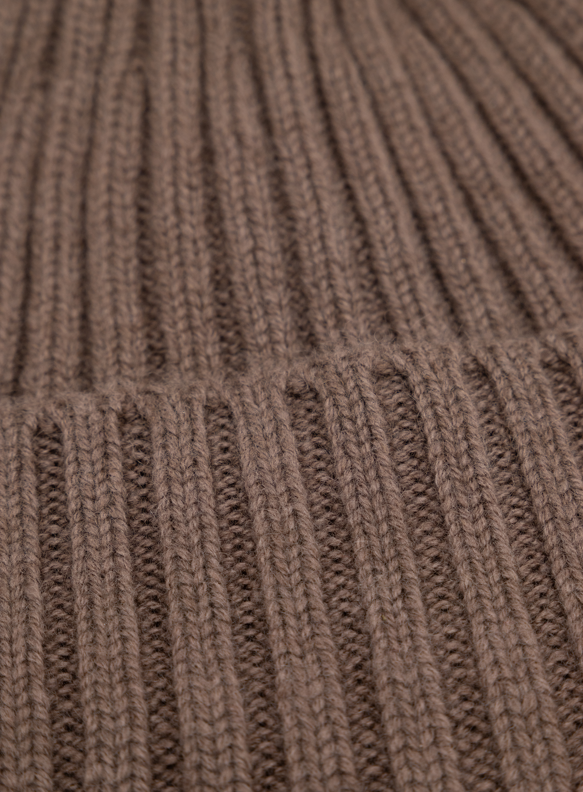 Ribgebreide muts van cashmere | FULL_WIDTH | TAUPE