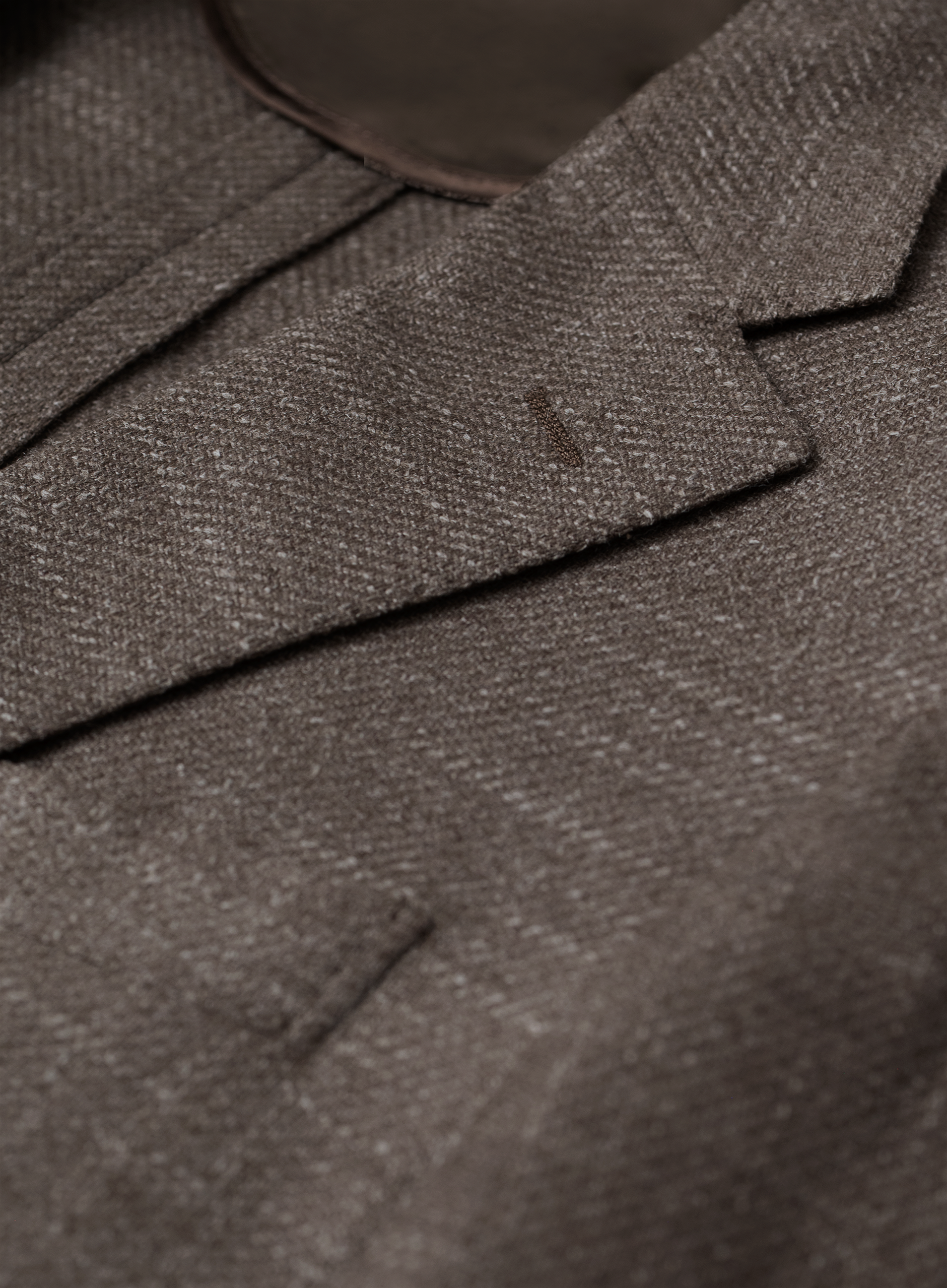 Gemêleerd colbert van wol, zijde en cashmere | FULL_WIDTH | TAUPE
