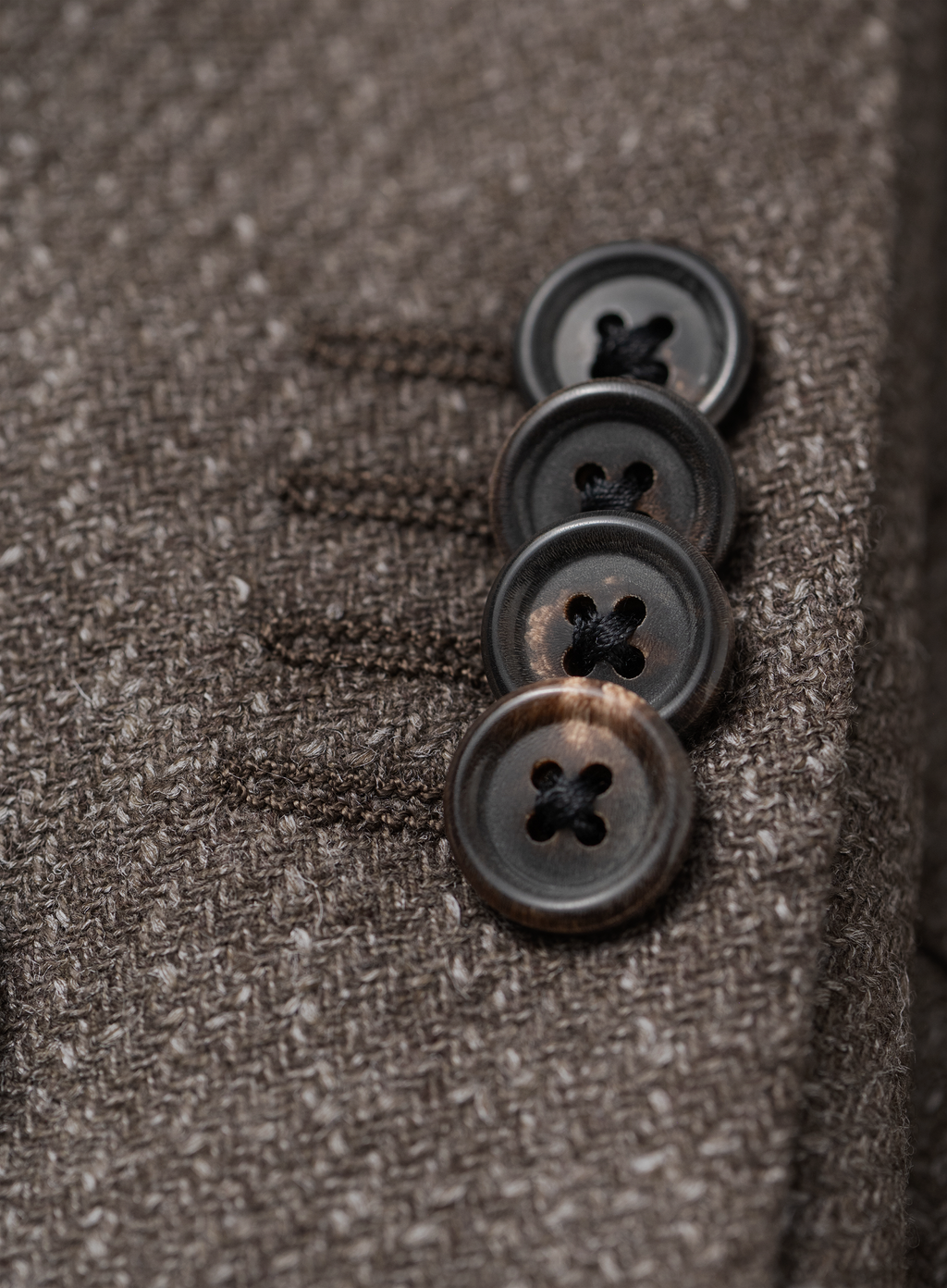 Gemêleerd colbert van wol, zijde en cashmere | FULL_WIDTH | TAUPE
