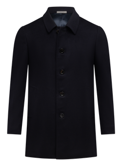Mantel van cashmere | BLUE NAVY