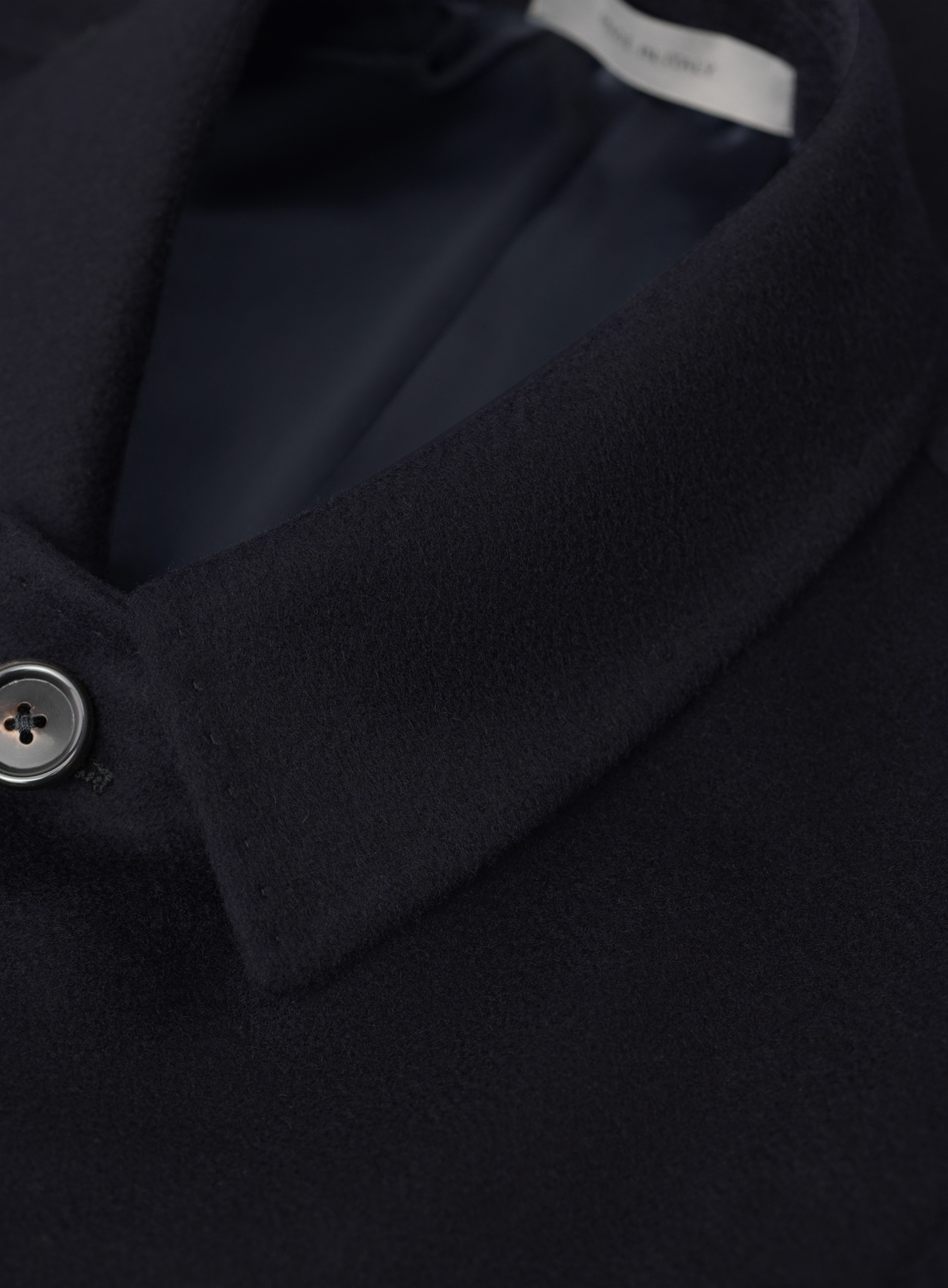Mantel van cashmere | FULL_WIDTH | BLUE NAVY