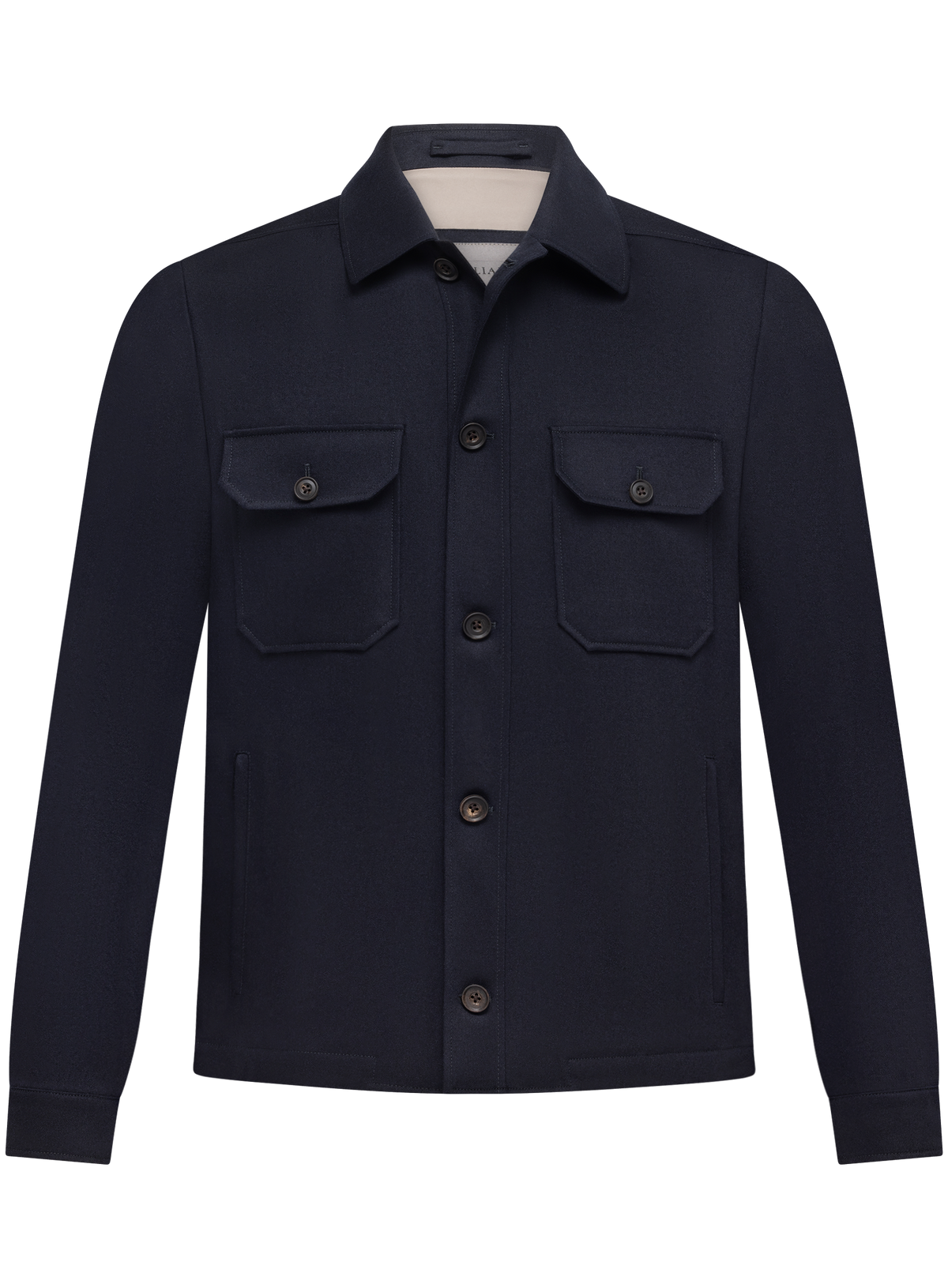 Overshirt in wol | BLUE NAVY