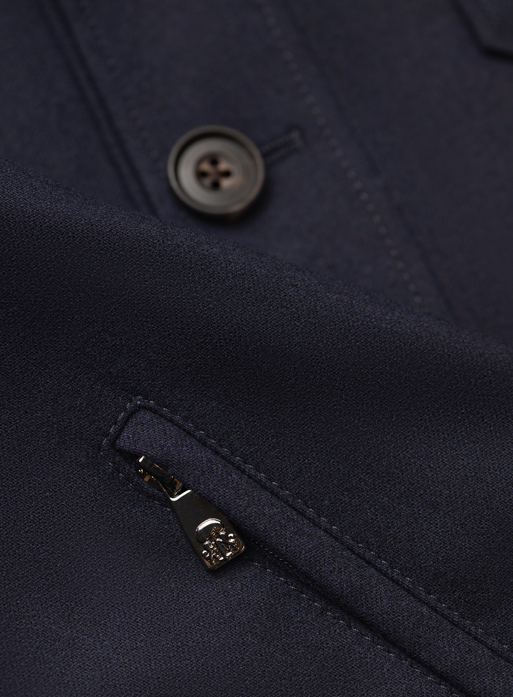 Overshirt in wol | FULL_WIDTH | BLUE NAVY