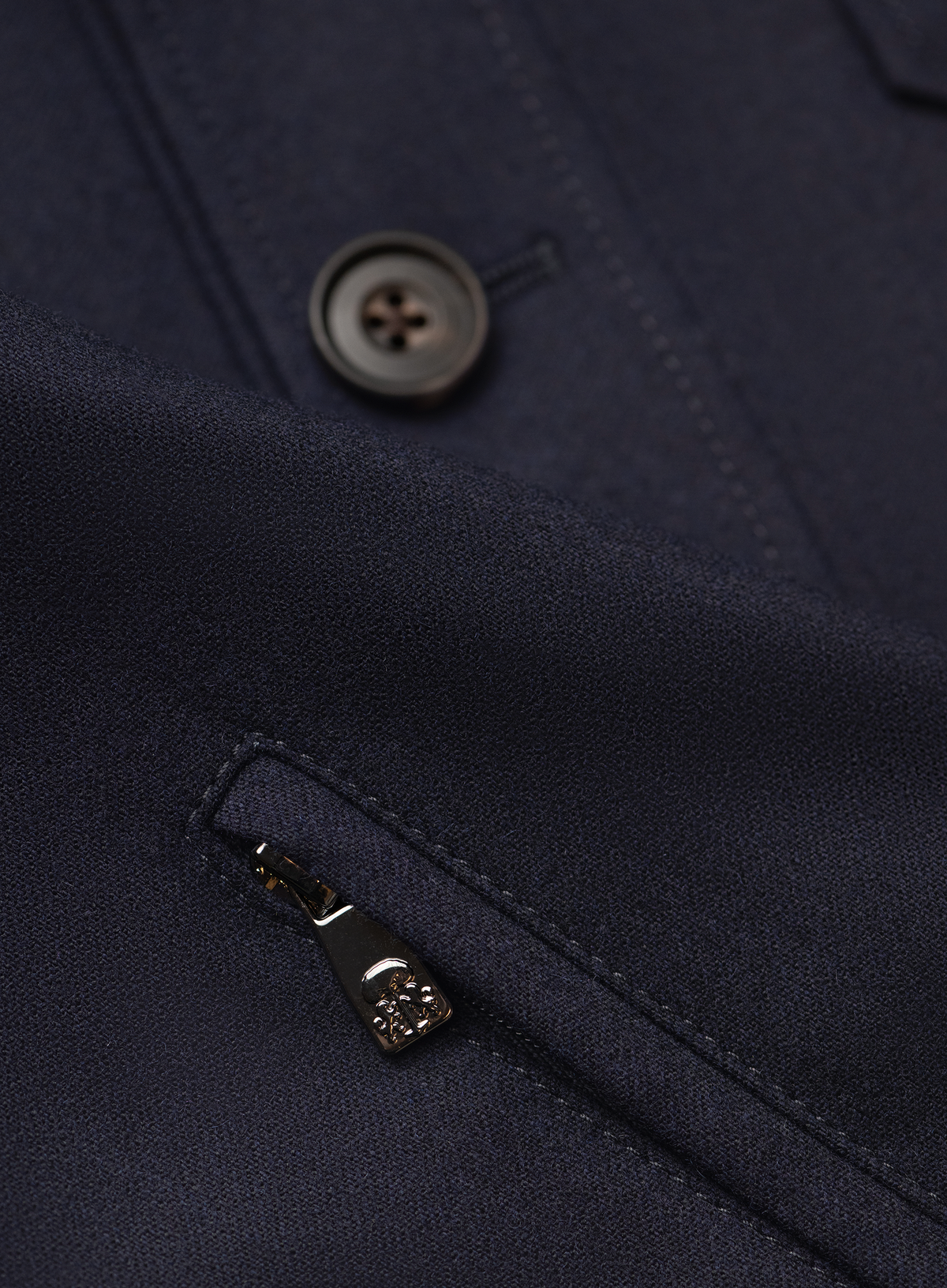 Overshirt in wol | FULL_WIDTH | BLUE NAVY