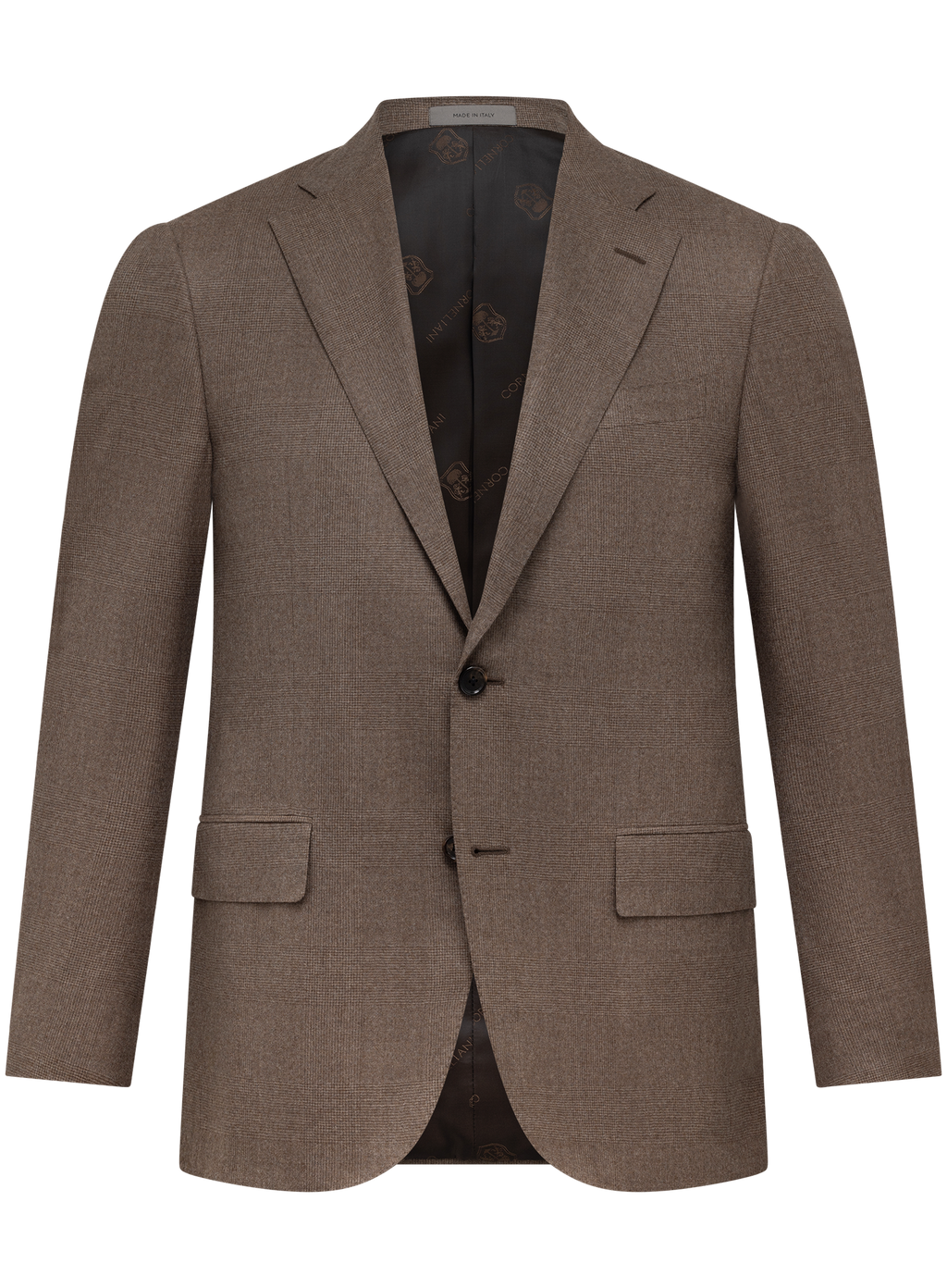 Pak in wol | Beige-Bruin