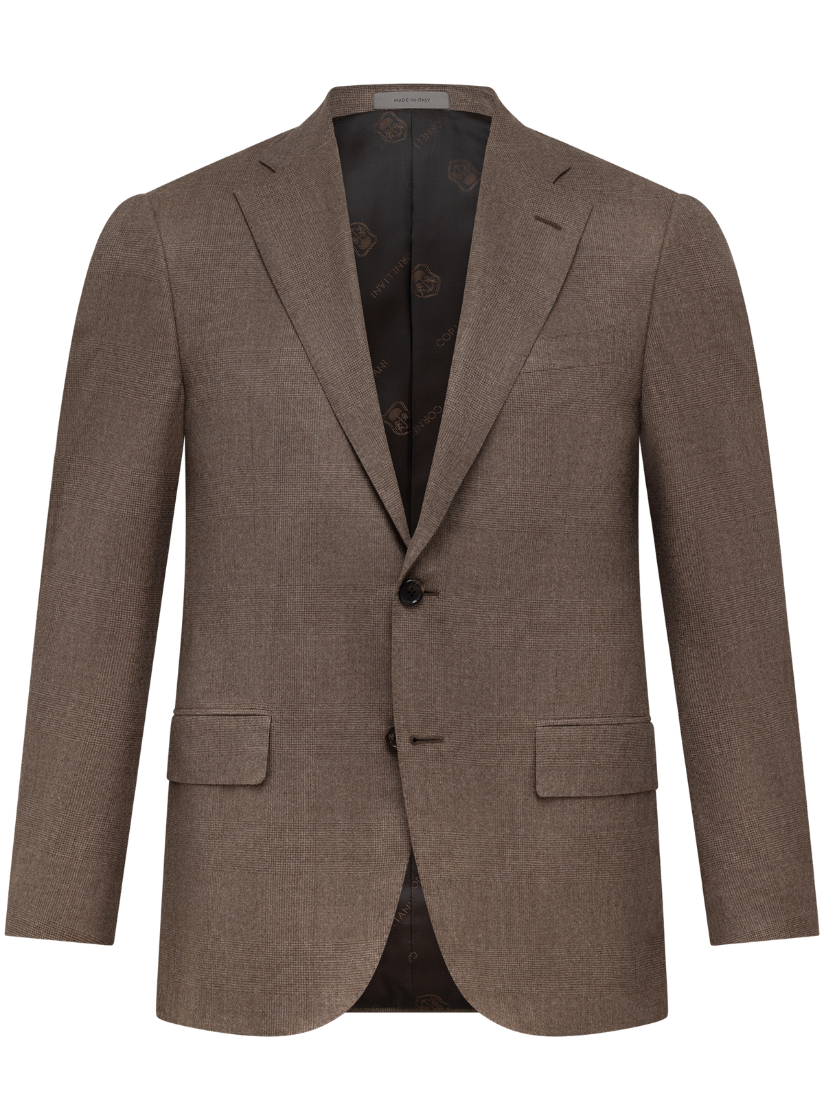 Pak in wol | Beige-Bruin