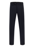Glencheck pak van scheerwol | Blauw