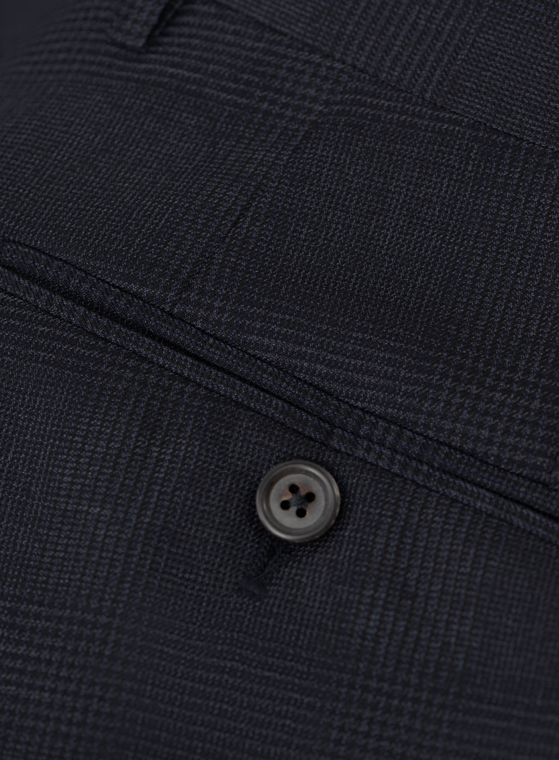 Glencheck pak van scheerwol | FULL_WIDTH | Blauw