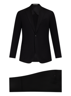Abito uomo in lana | Zwart