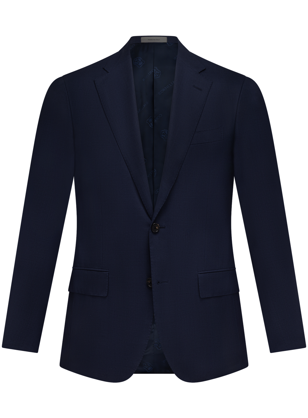 Tweedelig pak van scheerwol | Blauw