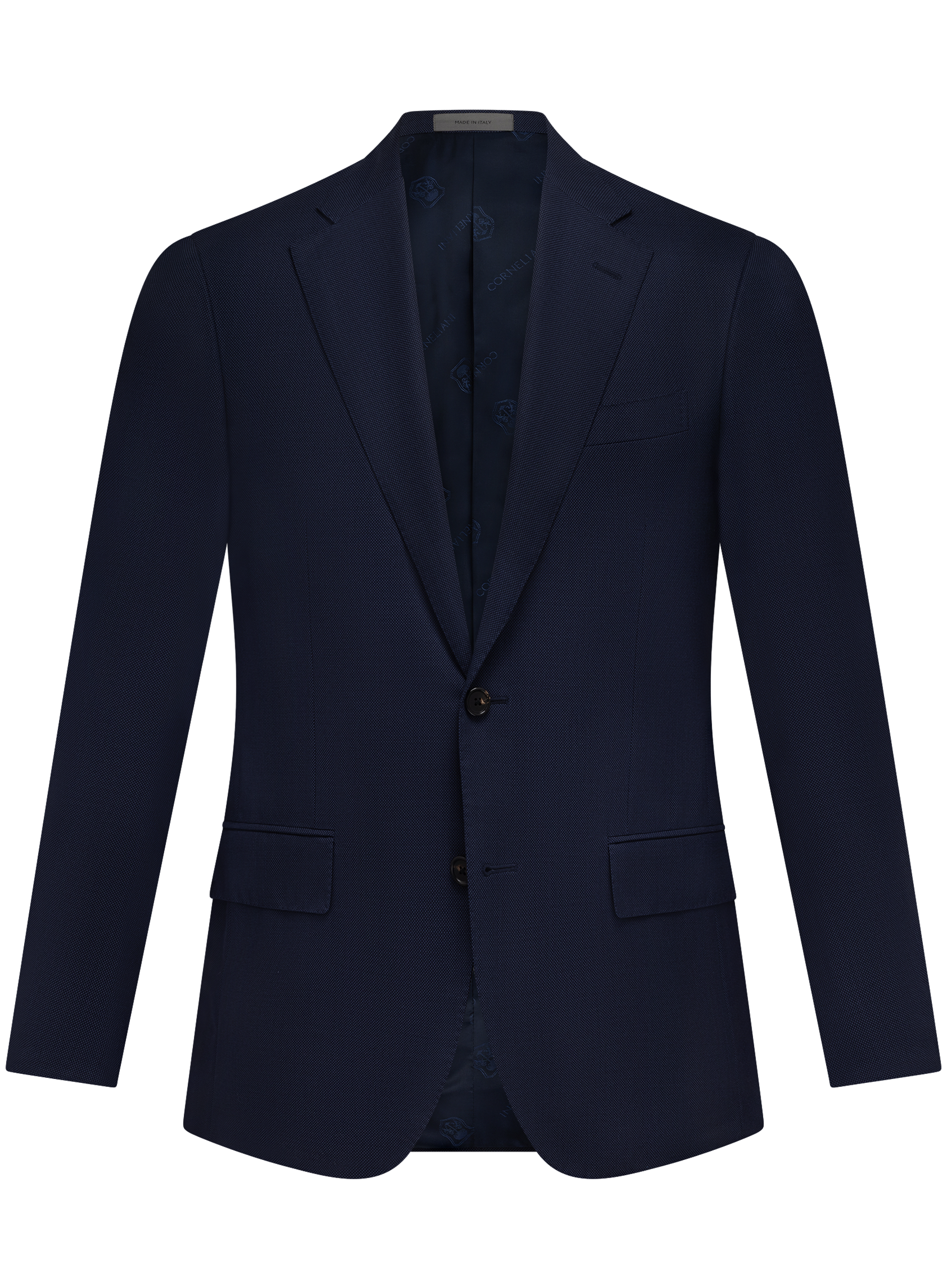 Tweedelig pak van scheerwol | Blauw