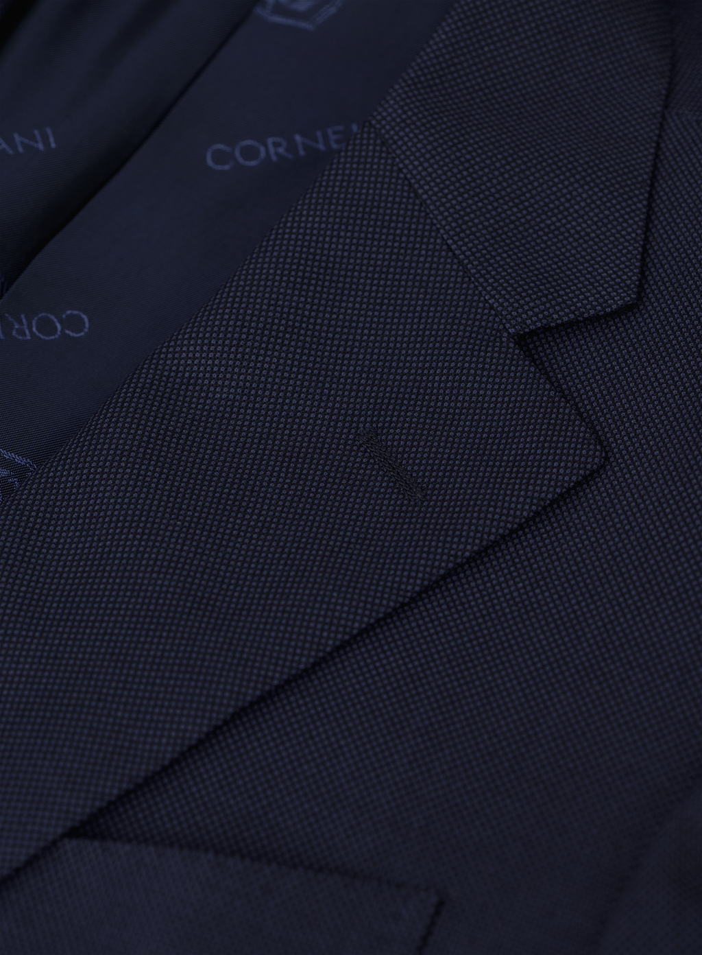 Tweedelig pak van scheerwol | FULL_WIDTH | Blauw