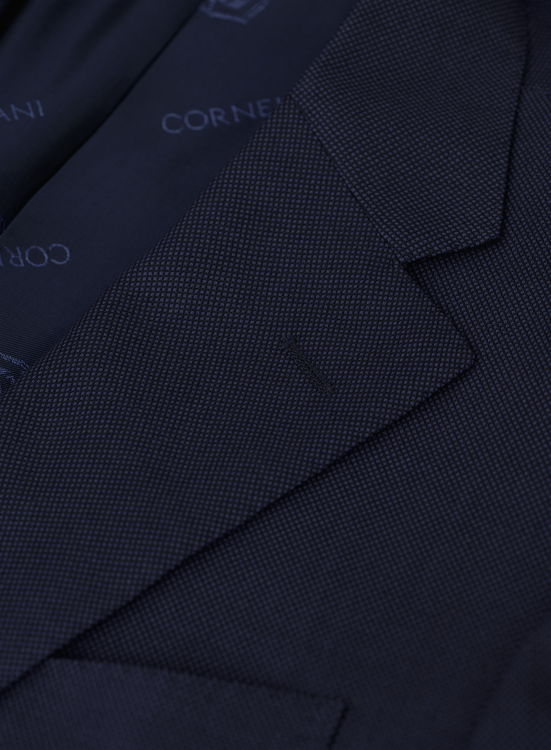 Tweedelig pak van scheerwol | FULL_WIDTH | Blauw