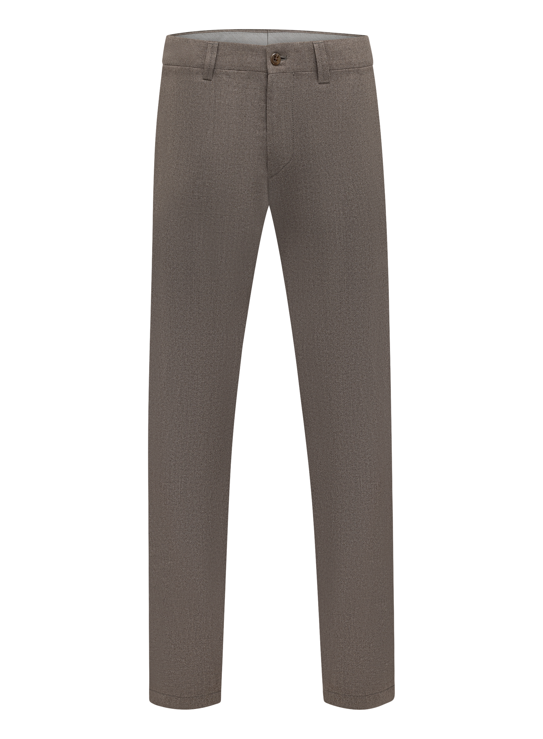 Chino van scheerwol en cashmere | TAUPE