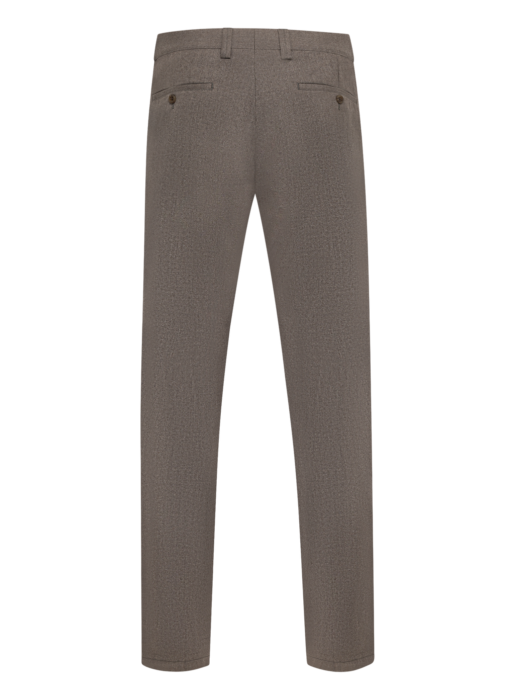 Chino van scheerwol en cashmere | TAUPE