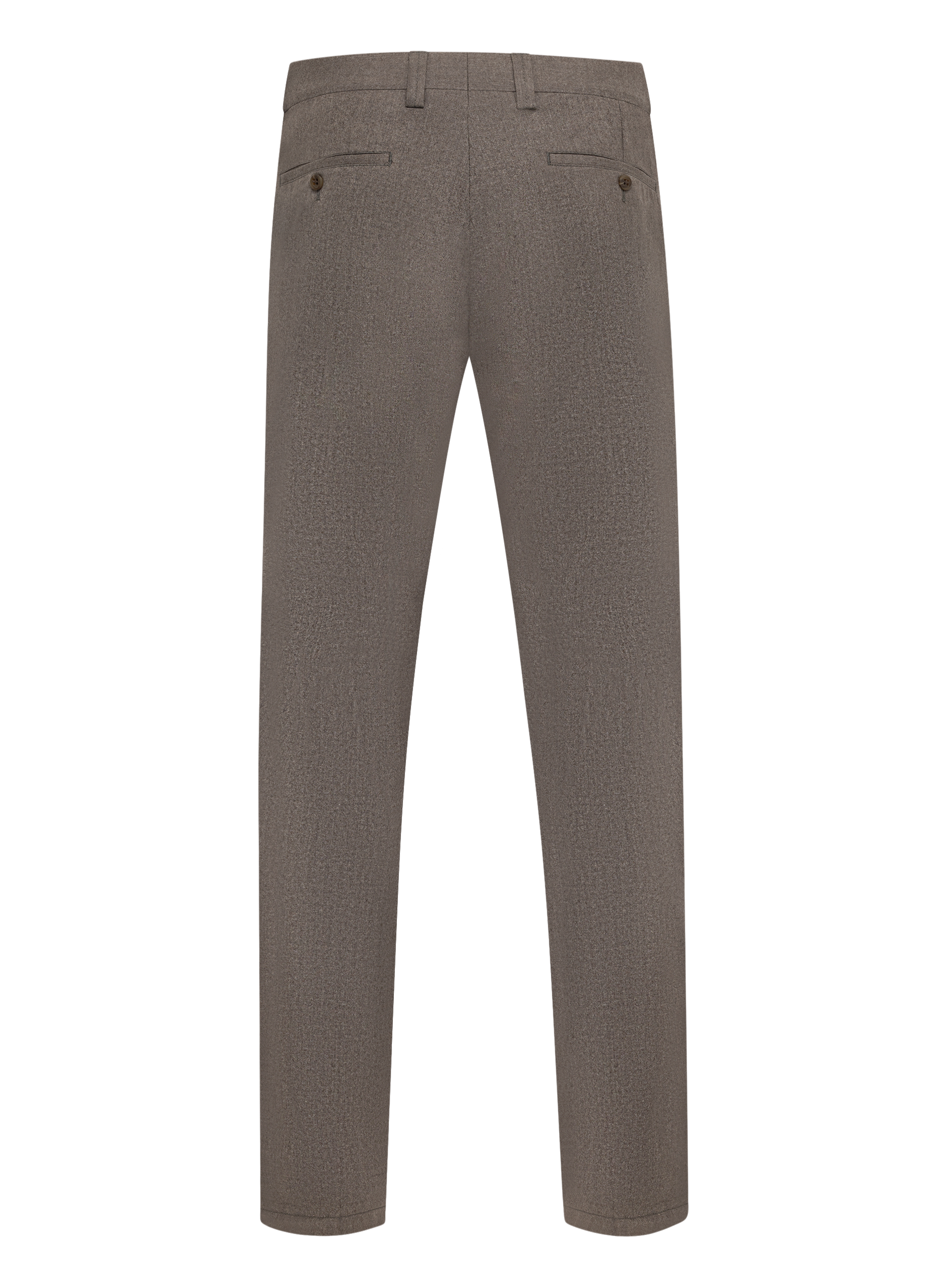 Chino van scheerwol en cashmere | TAUPE