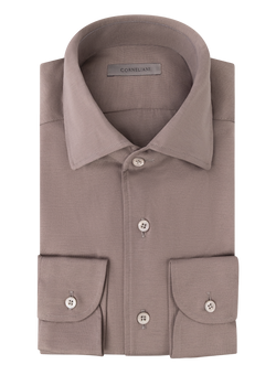 Overhemd in katoen | TAUPE