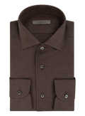 Overhemd van katoen en cashmere | D.Bruin
