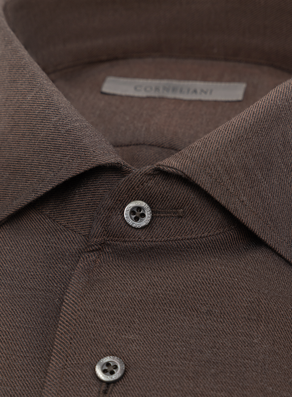 Overhemd van katoen en cashmere | FULL_WIDTH | D.Bruin