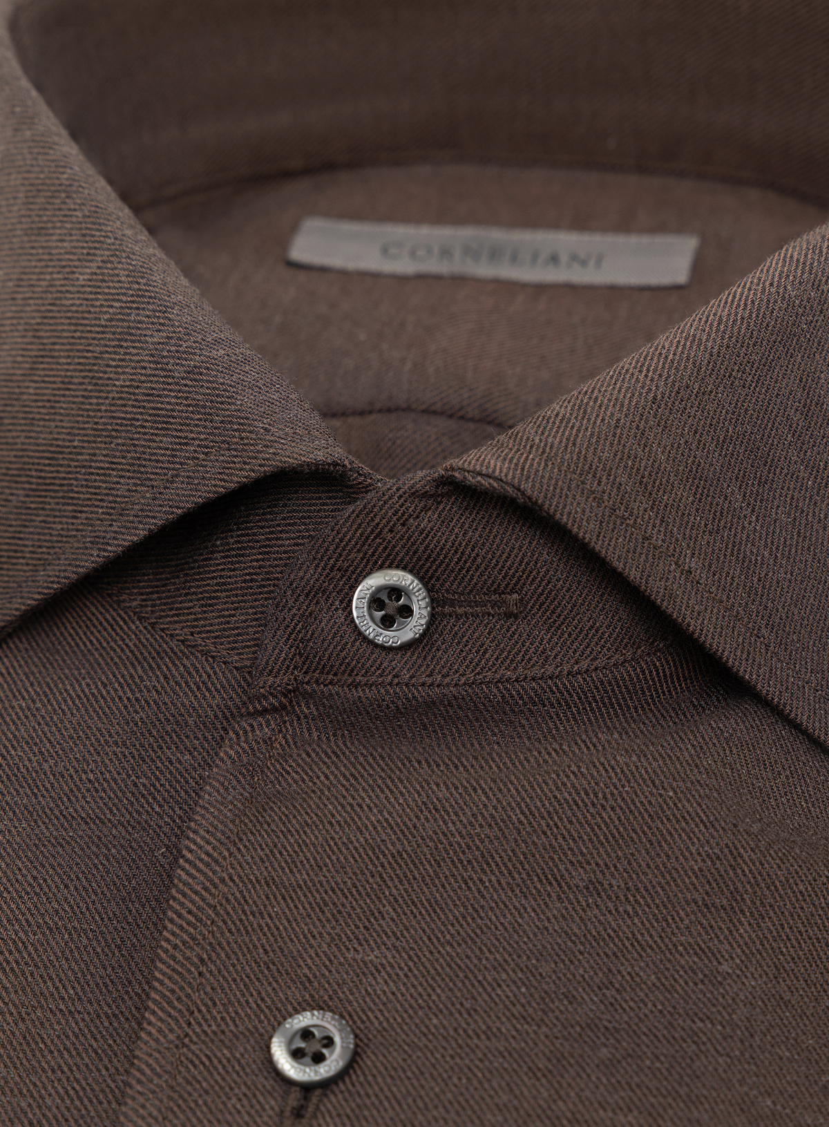 Overhemd van katoen en cashmere | FULL_WIDTH | D.Bruin