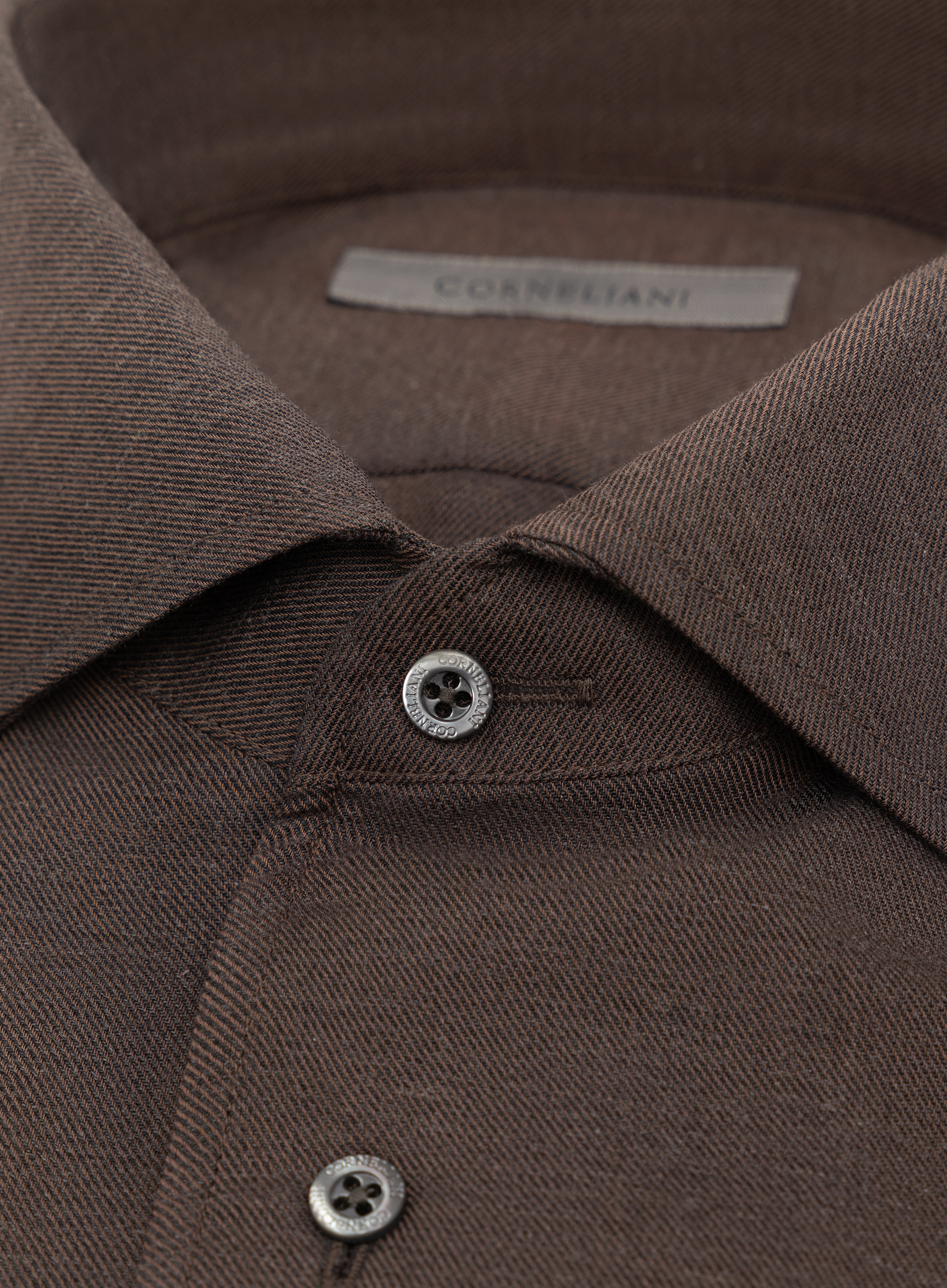 Overhemd van katoen en cashmere | FULL_WIDTH | D.Bruin