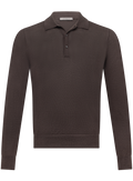 Polo in cashmere zijde | D.Bruin