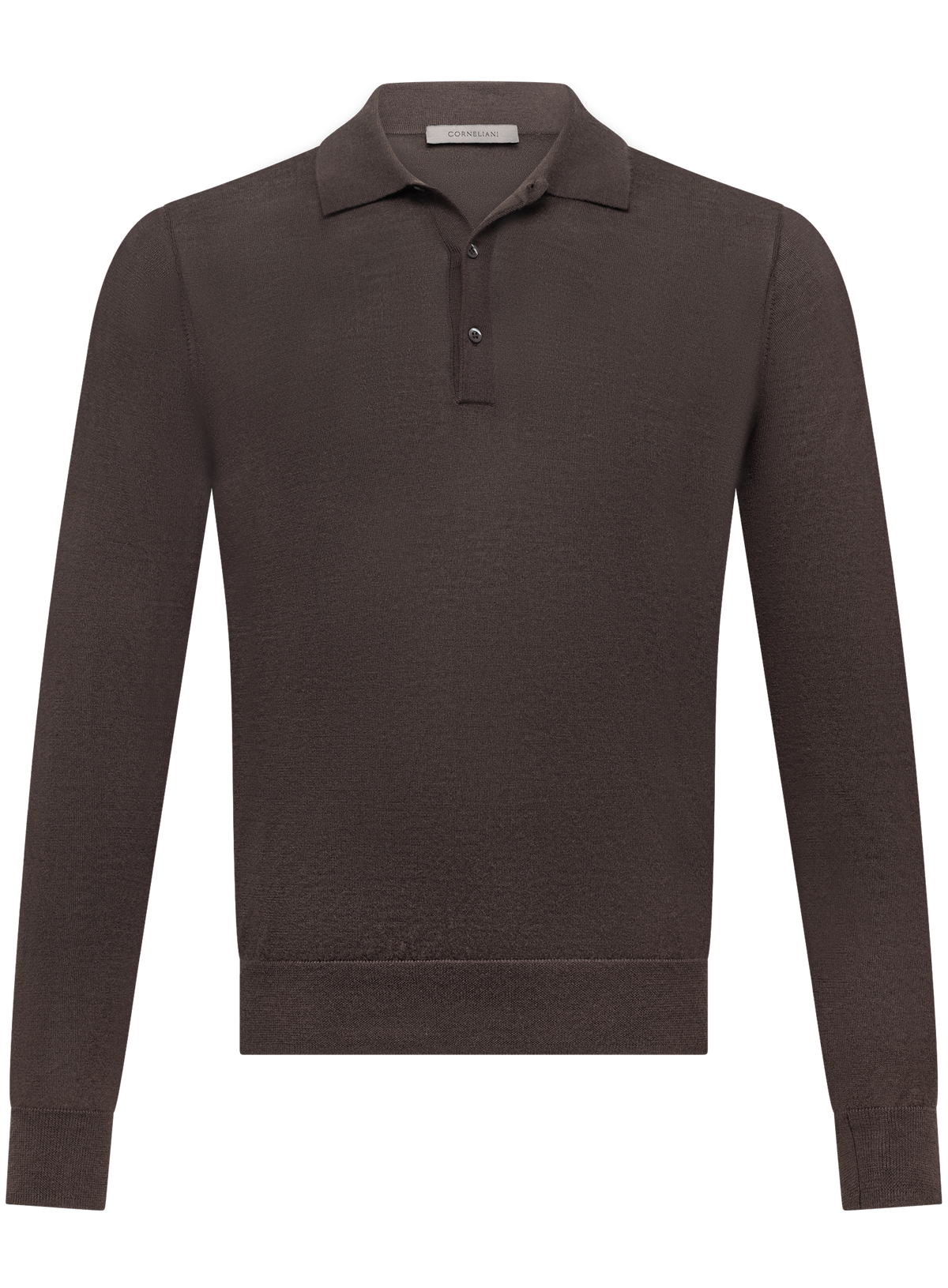 Polo in cashmere zijde | D.Bruin