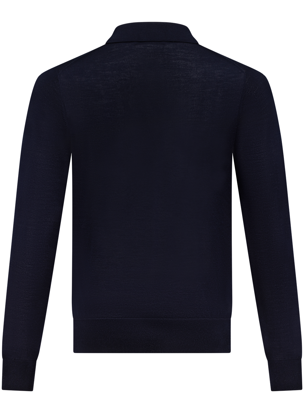 Polo in cashmere zijde | BLUE NAVY