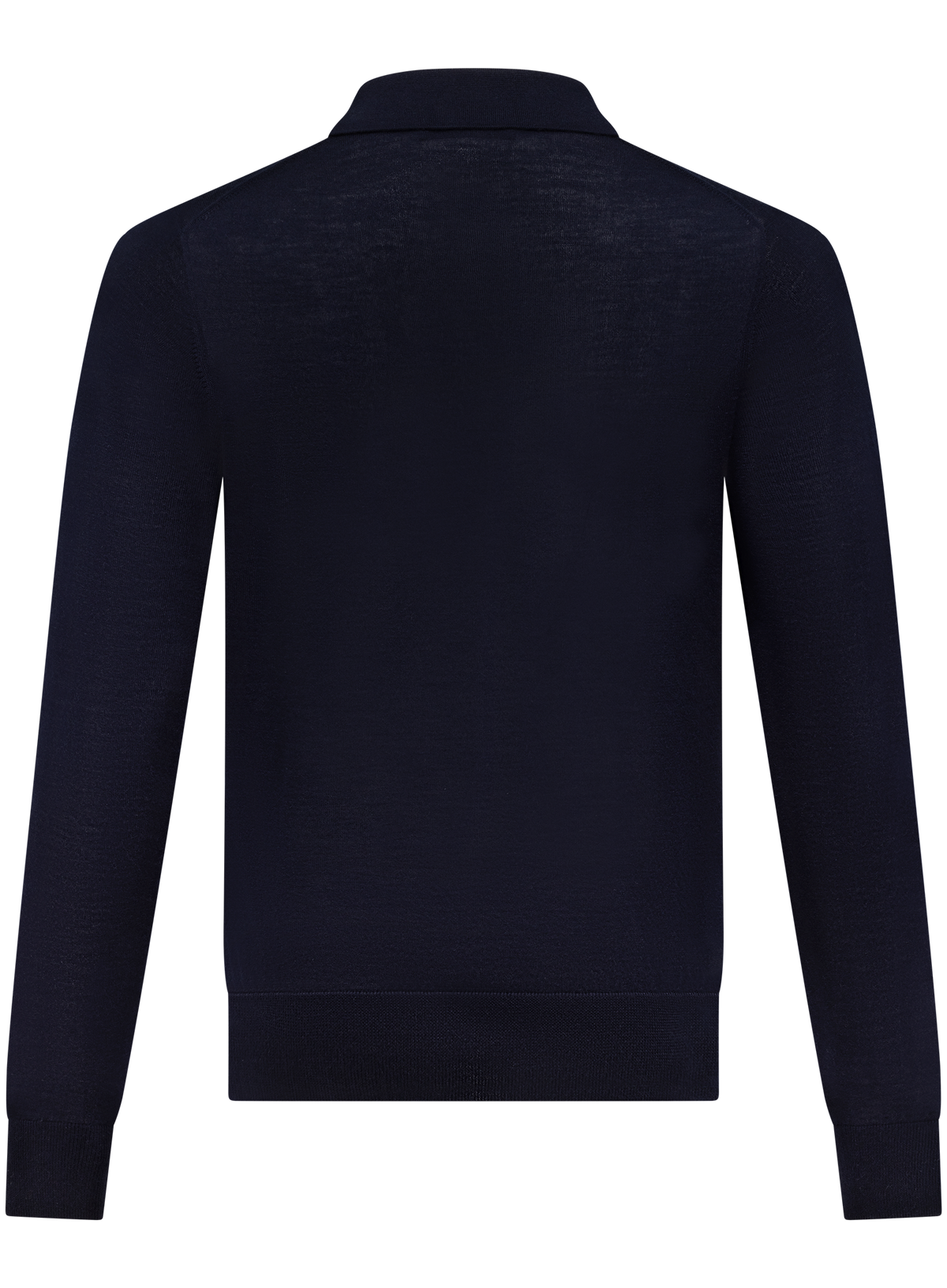 Polo in cashmere zijde | BLUE NAVY