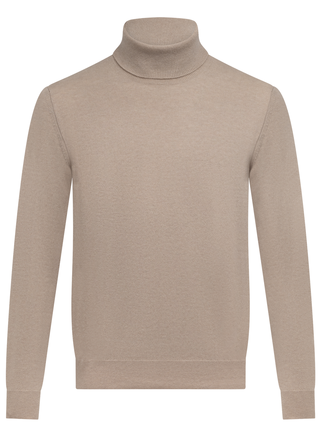 Fijngebreide coltrui van cashmere | Beige