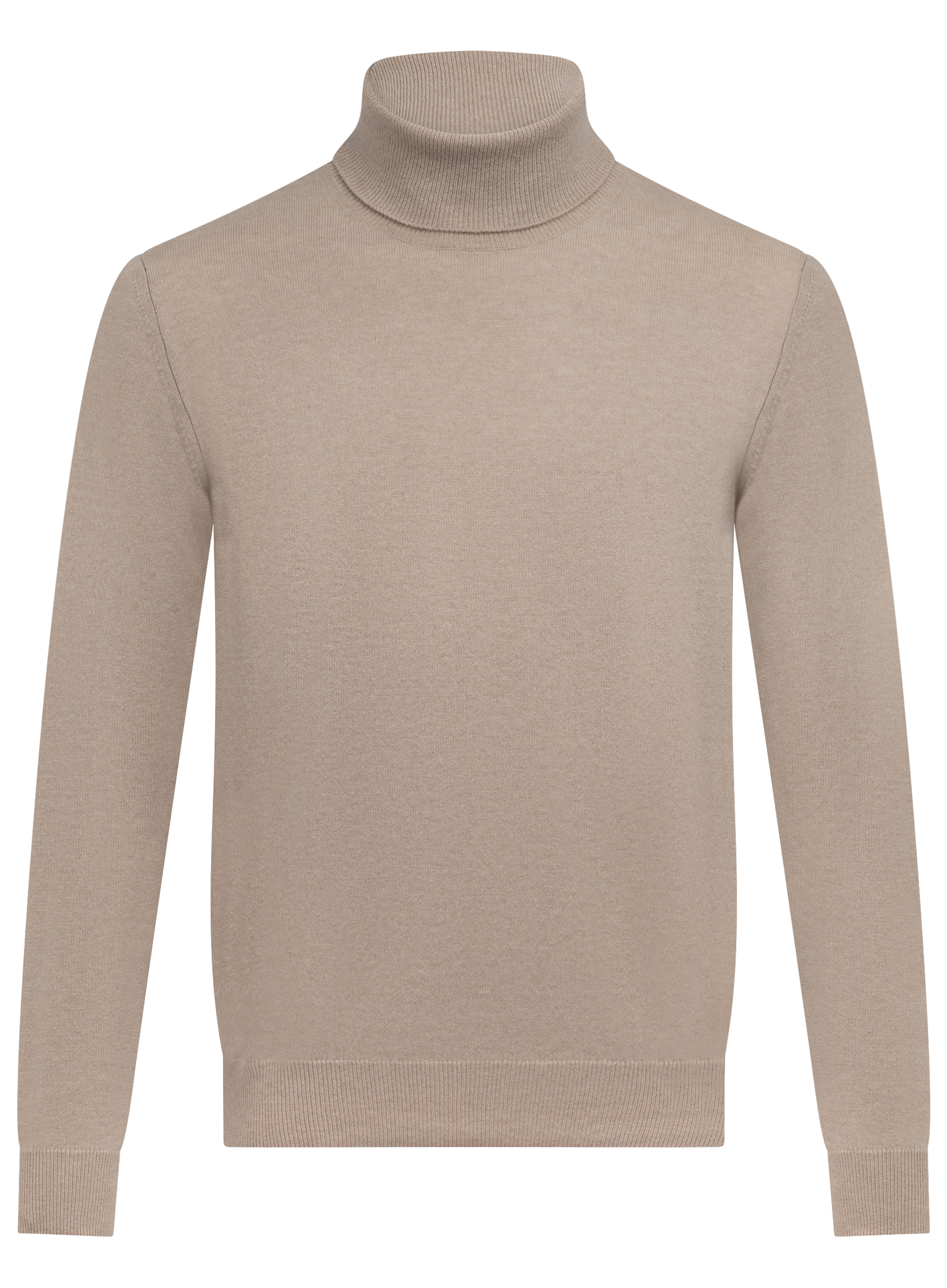 Fijngebreide coltrui van cashmere | Beige